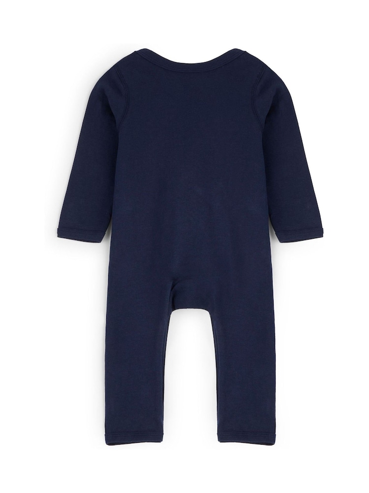 Personalised Baby Embroidered Christmas Tree Rompersuit by Stitch Style - Image 2 of 5