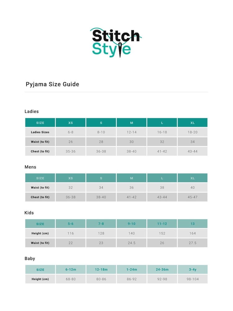 Personalised Mens Embroidered Christmas Tree Family Pyjamas by Stitch Style - Image 5 of 5 Personalised Mens Embroidered Christmas Tree Family Pyjamas by Stitch Style - Image 5 of 5