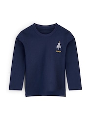 Personalised Toddlers Embroidered Christmas Tree Family Pyjamas by Stitch Style - Image 2 of 6