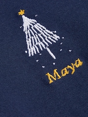 Personalised Toddlers Embroidered Christmas Tree Family Pyjamas by Stitch Style - Image 4 of 6
