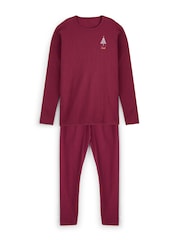 Personalised Mens Embroidered Christmas Tree Pyjamas by Stitch Style - Image 1 of 6