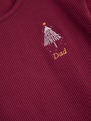 Personalised Mens Embroidered Christmas Tree Pyjamas by Stitch Style - Image 2 of 6