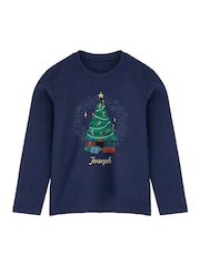 Personalised Kids Christmas Tree Pyjamas by Stitch Style - Image 2 of 6