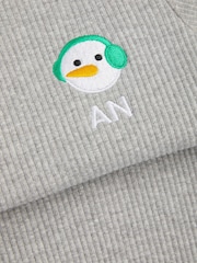 Personalised Toddlers Embroidered Snowman Pyjamas by Stitch Style - Image 4 of 5