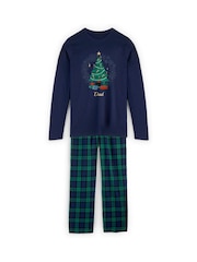Personalised Mens Christmas Tree Family Pyjamas by Stitch Style - Image 1 of 6