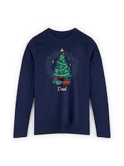 Personalised Mens Christmas Tree Family Pyjamas by Stitch Style - Image 2 of 6