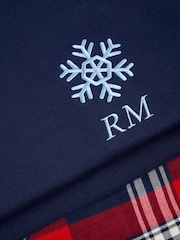 Personalised Mens Christmas Tree Family Pyjamas by Stitch Style - Image 5 of 6