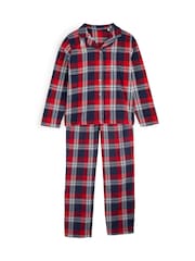 Personalised Womens Embroidered Christmas Tree Family Tartan Pyjamas by Stitch Style - Image 2 of 5