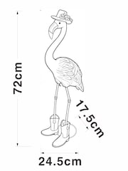 Pink Flamingo Outdoor Solar Light - Image 4 of 5