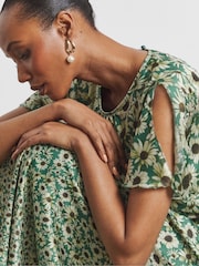 Joanna Hope Green Split Sleeve Maxi Dress - Image 4 of 4