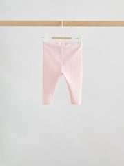 Розовый шалфейно-зеленый и белый - Комплект для малышей из 6 Pieces из топа с коротким рукавом и леггинсов (0месяцев -3лет) - Изображение 10 14