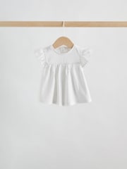 Розовый шалфейно-зеленый и белый - Комплект для малышей из 6 Pieces из топа с коротким рукавом и леггинсов (0месяцев -3лет) - Изображение 4 14