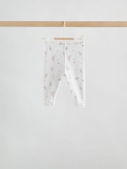 Розовый шалфейно-зеленый и белый - Комплект для малышей из 6 Pieces из топа с коротким рукавом и леггинсов (0месяцев -3лет) - Изображение 5 14