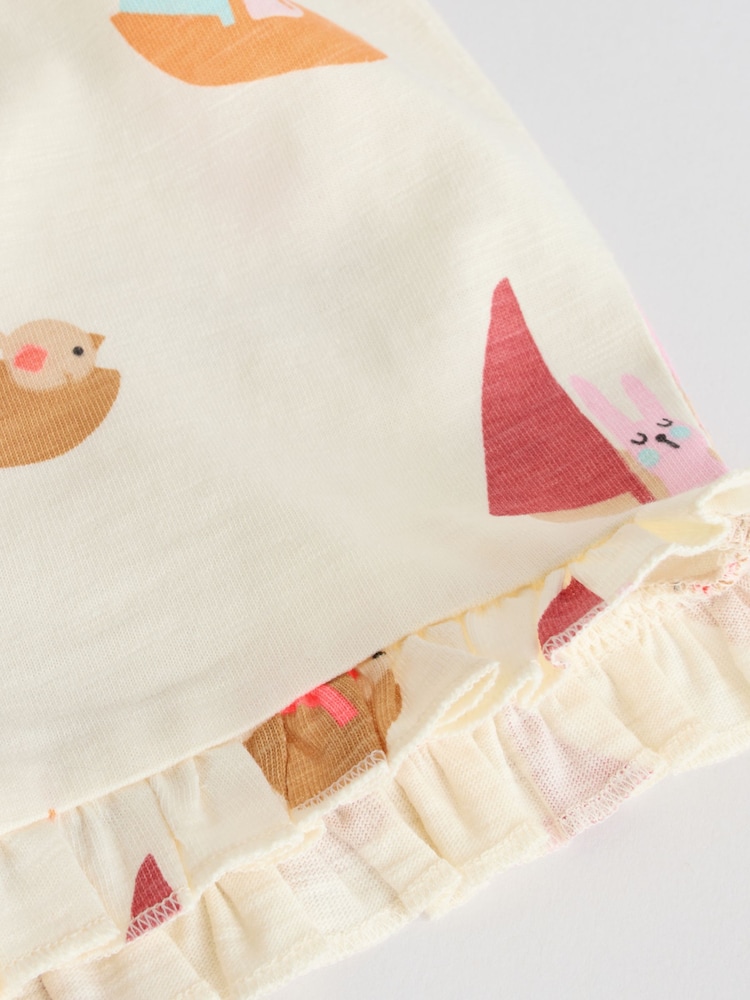 Vară luminoasă - Short Sleeve Top and Shorts Baby Set 6 Piece (0mths-2yrs) - Imaginea 14 din 14