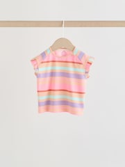 Vară luminoasă - Short Sleeve Top and Shorts Baby Set 6 Piece (0mths-2yrs) - Imaginea 6 din 14