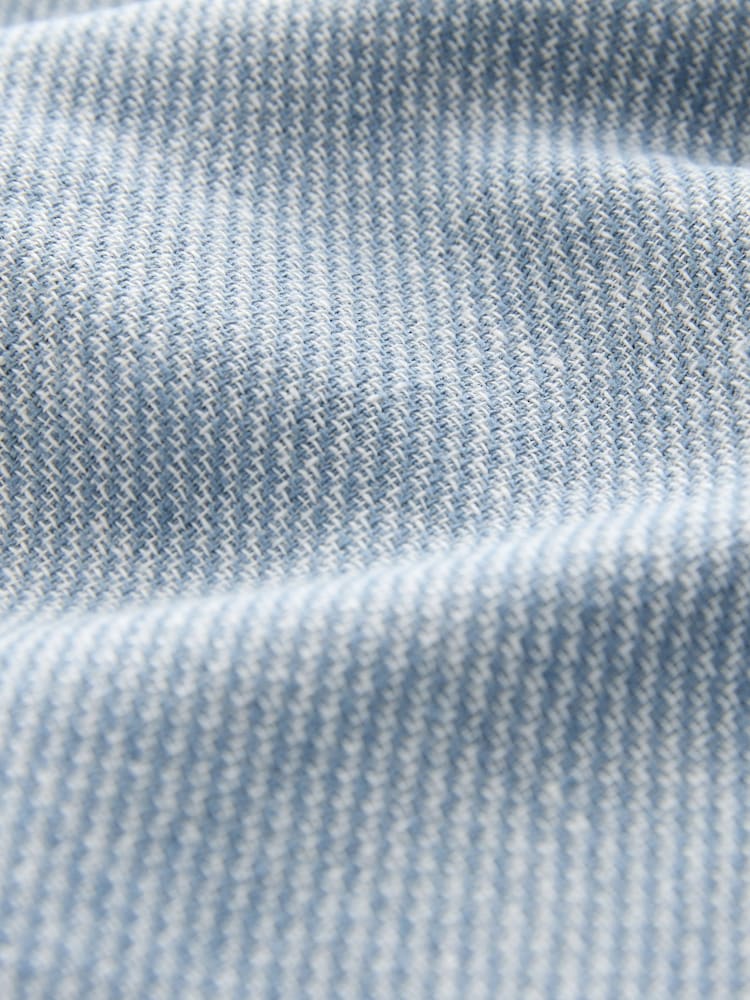 Blue Linen Blend Elasticated Waist Shorts - Image 9 of 9