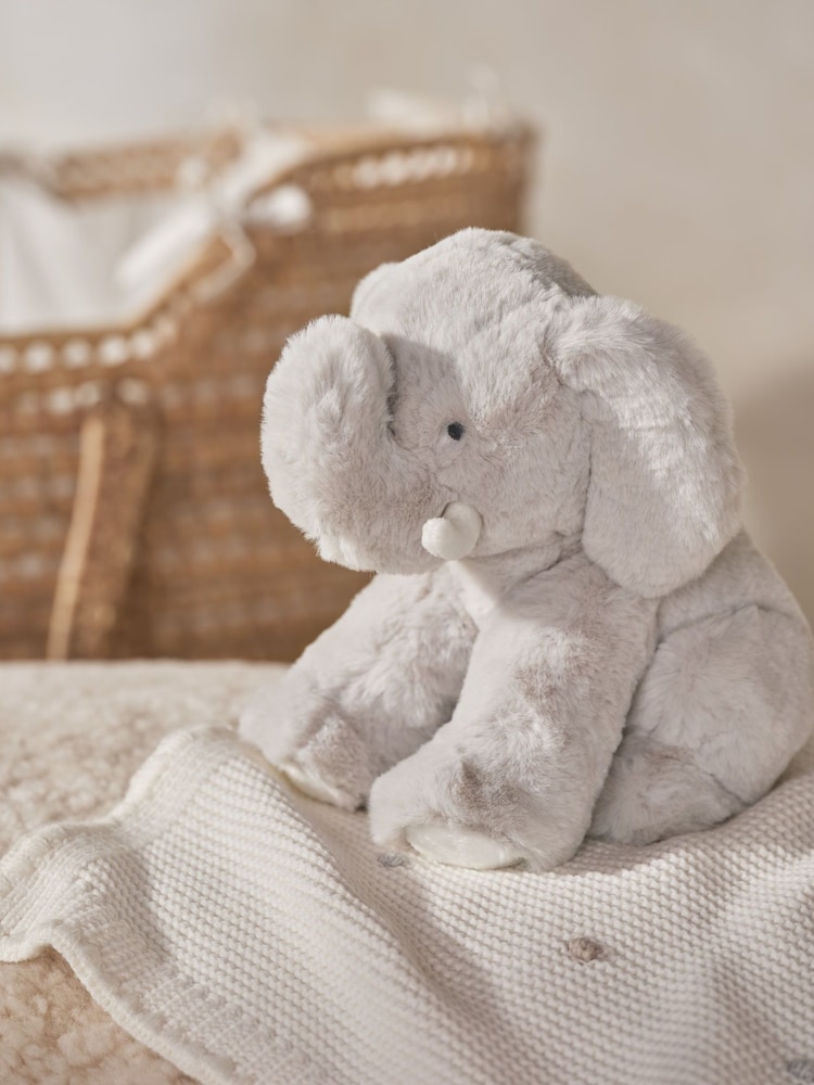 The White Company Grey Kimbo Seated Plush Toy - Image 1 of 3 The White Company Grey Kimbo Seated Plush Toy - Image 1 of 3