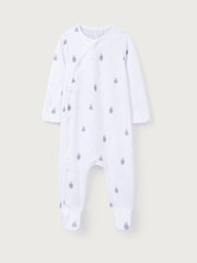 The White Company White Bedtime Friends Wrap Sleepsuit - Image 5 of 5
