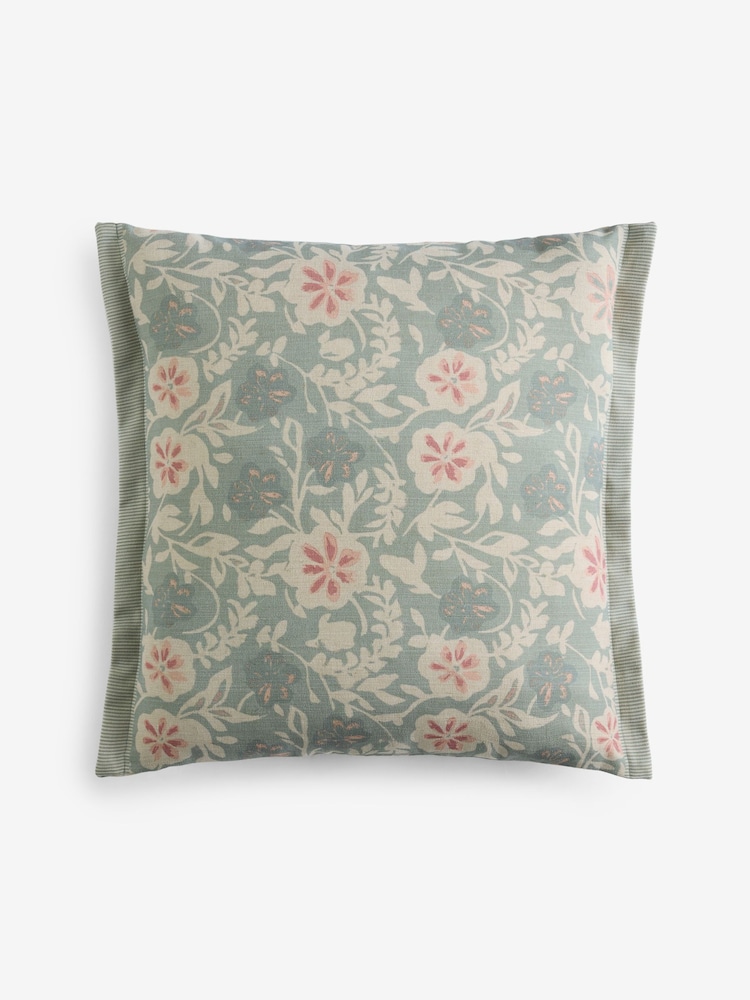 50 X 50cm Printed Floral Cushion - صورة 3 من 3 50 X 50cm Printed Floral Cushion - صورة 3 من 3