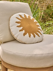 Indoor Outdoor 3D Embroidered Sun Cushion - Afbeelding 1 van 4