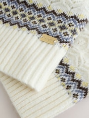 Laura Ashley Stripe Cable Knit Cardigan - Image 13 of 13