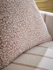 Coussin en velours Fleuri 50 x 50cm - Image 2 de 3