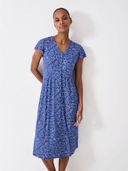 Crew Clothing de malha com botões Alyssia Dress - Imagem 3 de 5