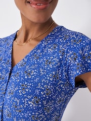 Crew Clothing de malha com botões Alyssia Dress - Imagem 4 de 5