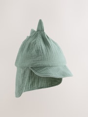 Green/Neutral Dino Legionnaire Baby Hat 2 Pack (0mths-2yrs) - Image 3 of 5