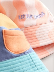 Orange Brights Bucket Hats 2 Pack (0mths-2yrs) - Image 4 of 5