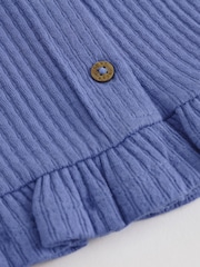 Blau - Geripptes Baby-Oberteil und Hose mit weitem Bein, 2 -teiliges Set (0Monate bis2Jahre) - Bild 11 von 11