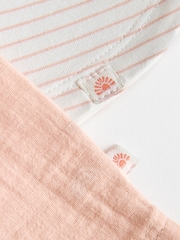 Ecru - Short Sleeve Baby Tops and Wide Leg Leggings Set 2 Piece (0mths-2yrs) - Imaginea 9 din 10