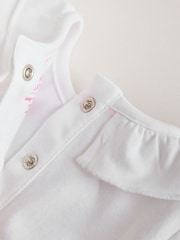 White Bunny Short Sleeve Baby Top and Short Set 2 Piece (0mths-2yrs) - Image 14 of 16