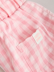 White Pink Bunny - Short Sleeve Baby Tops and Wide Leg Leggings Set 2 Piece (0mths-2yrs) - Imaginea 12 din 12