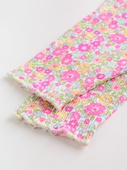 Pink Flower Rib Top and Leggings Baby Set 2 Piece (0mths-2yrs) - Image 10 of 14