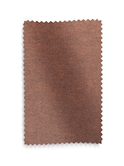 Soft Twill Rust Brown Collection Luxe Harlyn Wooden Accent Chair - Image 10 of 10
