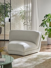 Tailored Chenille Oyster Natural Addison Modular Sofa Single Centre Piece - Image 1 of 11