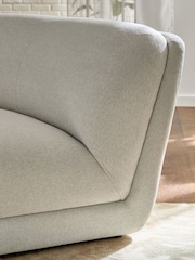 Tailored Chenille Oyster Natural Addison Modular Sofa Single Centre Piece - Image 6 of 11