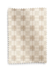 Dry Handle Check Light Natural Sherlock Highback Armchair - Image 10 of 10