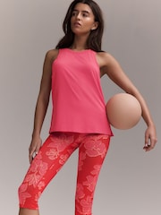 Coral Pink Active Sports Tank Top - Image 3 of 11