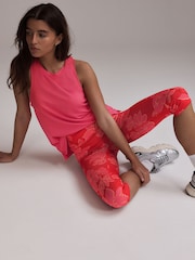 Coral Pink Active Sports Tank Top - Image 4 of 11