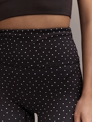 بني منقط - شورت رياضي لركوب الدراجات بتصميم داعم من تشكيلة Active - صورة 6 من 9