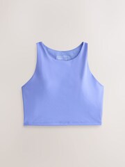 Blue Active Balance Racer Back Sports Tank Top - Image 1 of 3