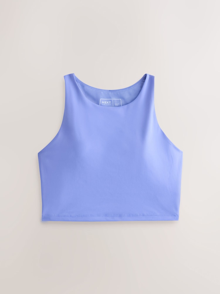 Blue Active Balance Racer Back Sports Tank Top - Image 1 of 3