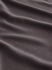 Chocolate Brown Active Lightweight Modal Ruched Side Tank Vest - Image 7 of 7