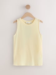 Lemon Yellow Active Cross Back Tank Vest - Image 1 of 5