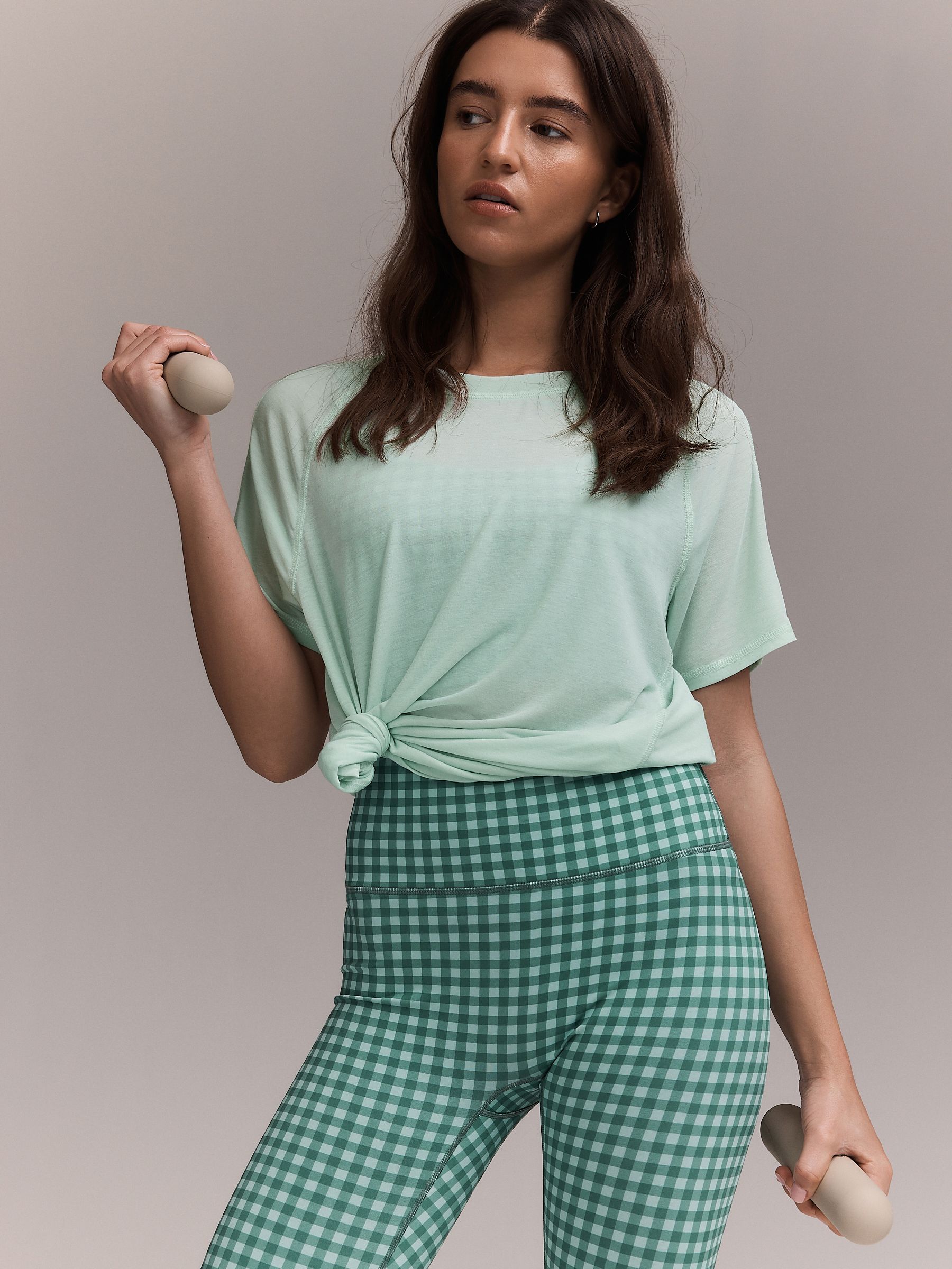 Buy Mint Green Active Crew Neck Short Sleeve T-Shirt from Next USA