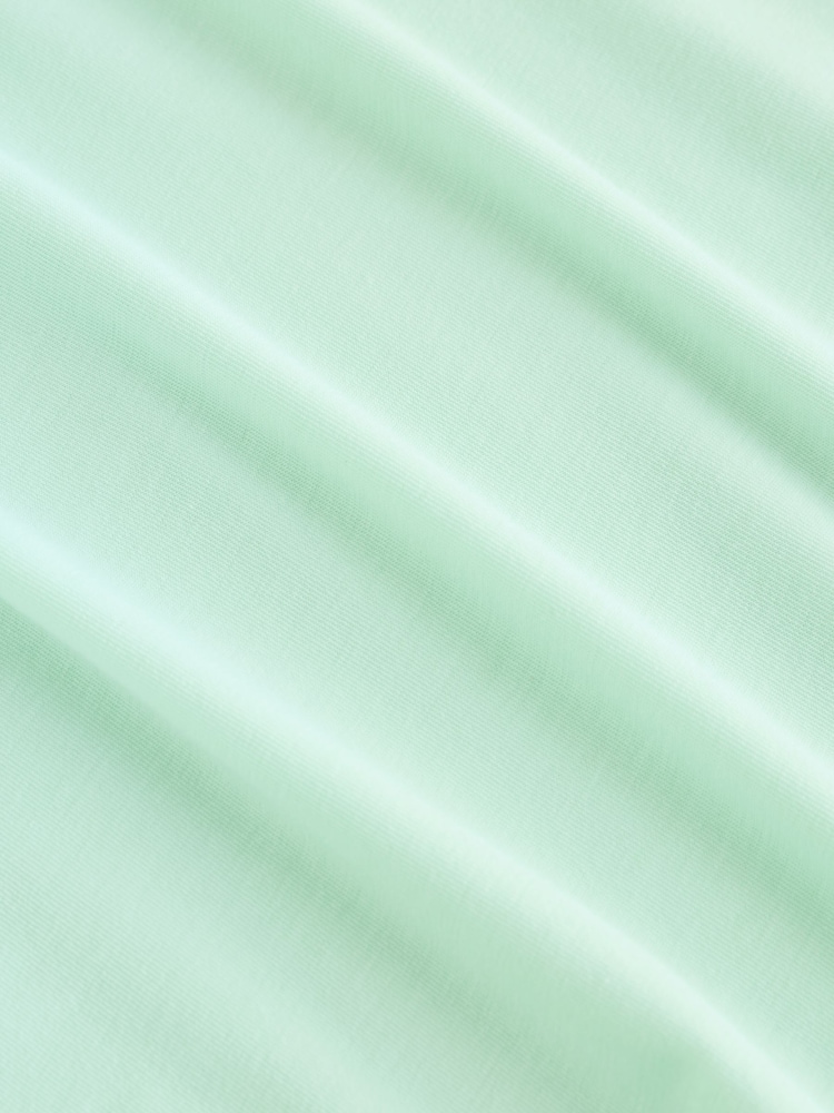 薄荷綠色 - 運動圓領短袖T 恤 - 圖片 8，共 8