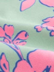 Floral Print Active Zip Through Sports Fleece - Image 4 of 4