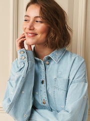 Джинсовая куртка с цветком Laura Ashley - Изображение 4 7